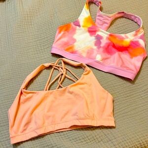 NWOT Sports bra set, Victoria’s Secret and champion, both L